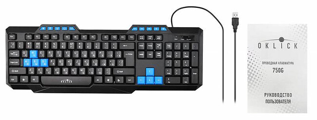 Клавиатура Oklick 750G Frost War