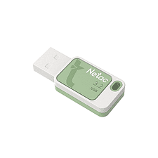 USB Flash-накопитель Netac UA31 128GB белый/зеленый (NT03UA31N-128G-32GN)