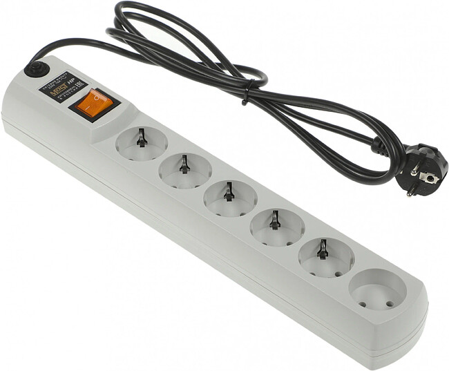 Сетевой фильтр Most HP 2м 6 розеток белый