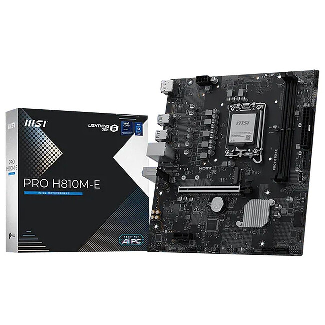Материнская плата MSI Pro H810M-E
