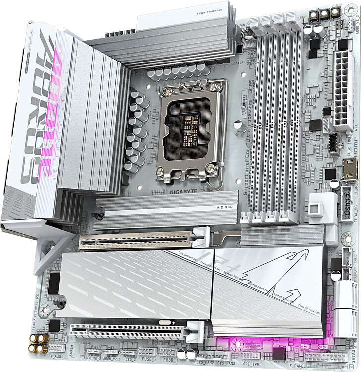Материнская плата Gigabyte B860M Aorus Elite WIFI6E Ice rev. 1.0