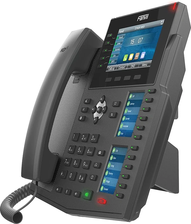 IP-телефон Fanvil X6U V2 черный