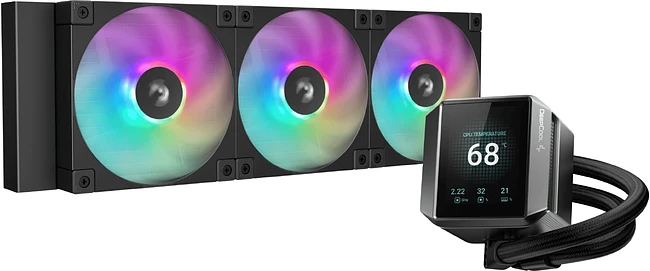 Система жидкостного охлаждения для процессора DeepCool Mystique 360 ARGB черный (R-LX750-BKADSNC-G-1) Система жидкостного охлаждения для процессора DeepCool Mystique 360 ARGB черный (R-LX750-BKADSNC-G-1)