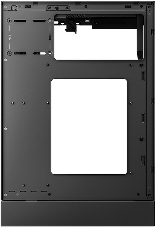 Корпус DeepCool CH170 Plus miniITX без БП черный (R-CH170-BKNGM0-G)