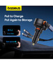 Автомобильное зарядное Baseus Enjoyment Pro U+Retractable C 60W Cluster Black (C00057802111-02)
