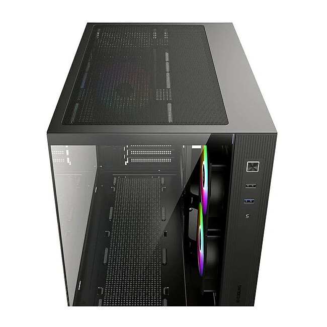 Корпус ID-Cooling View 500 ARGB без БП черный