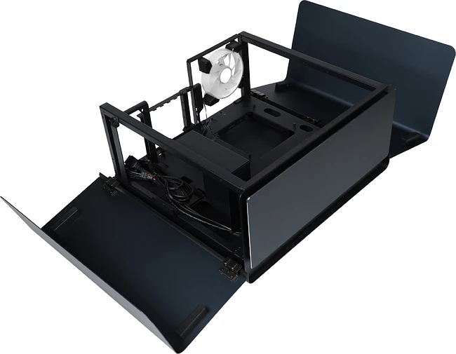 Корпус Azza Cast черный без БП (CSAZ-808BM)