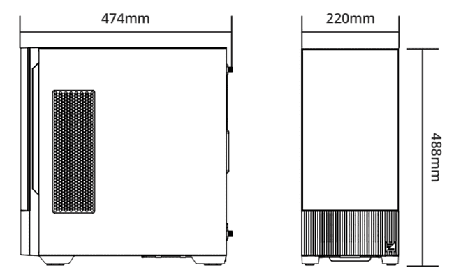 Корпус Zalman Z10 DS без БП Black