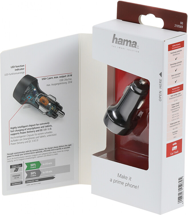 Автомобильное зарядное Hama 210569