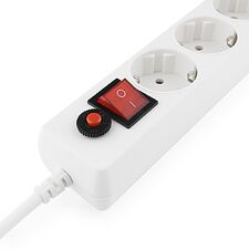 Сетевой фильтр Гарнизон ЕНLW-4 0.5 м 5 р белый