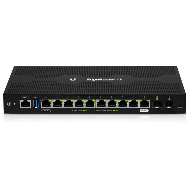 Маршрутизатор Ubiquiti 10P 1000M 2SFP (ER-12)