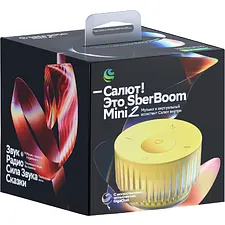 Умная колонка Sber Boom Mini 2 желтый (SBDV-00250Y)