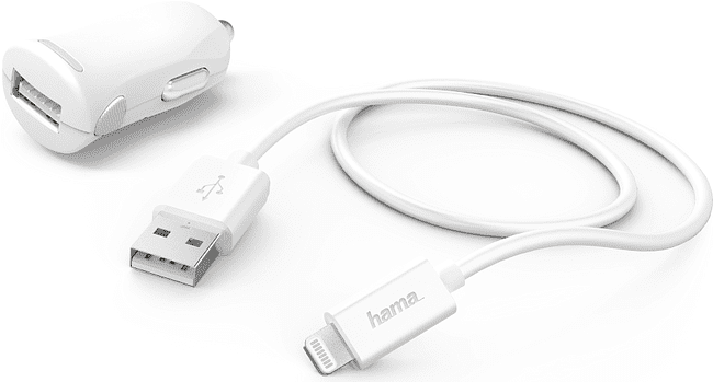 Автомобильное зарядное Hama H-183266 белый (00183266) Автомобильное зарядное Hama H-183266 белый (00183266)