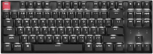Клавиатура Keychron QMK K8 Red Switch (K8X-A1Z-RU)