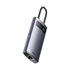 Док-станция Baseus Metal Gleam Series 4-in-1 (WKWG070113)