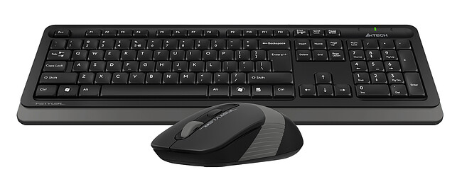 Набор периферии A4Tech Fstyler FG1010S черный/серый
