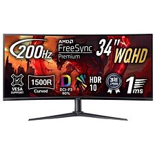 Монитор Acer Nitro XZ340CURX2bmiipphx черный (UM.CX0CD.201)