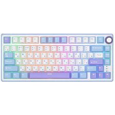 Клавиатура Royal Kludge R75 K Silver switch/Taro Milk