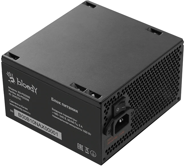 Блок питания Bloody ATX 550W (BD-PS550B)