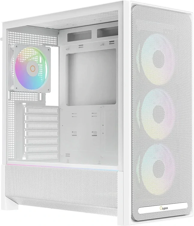 Корпус Ocypus Delta C70 WH ARGB без БП белый (Delta-C70-WHG400XX-GL)