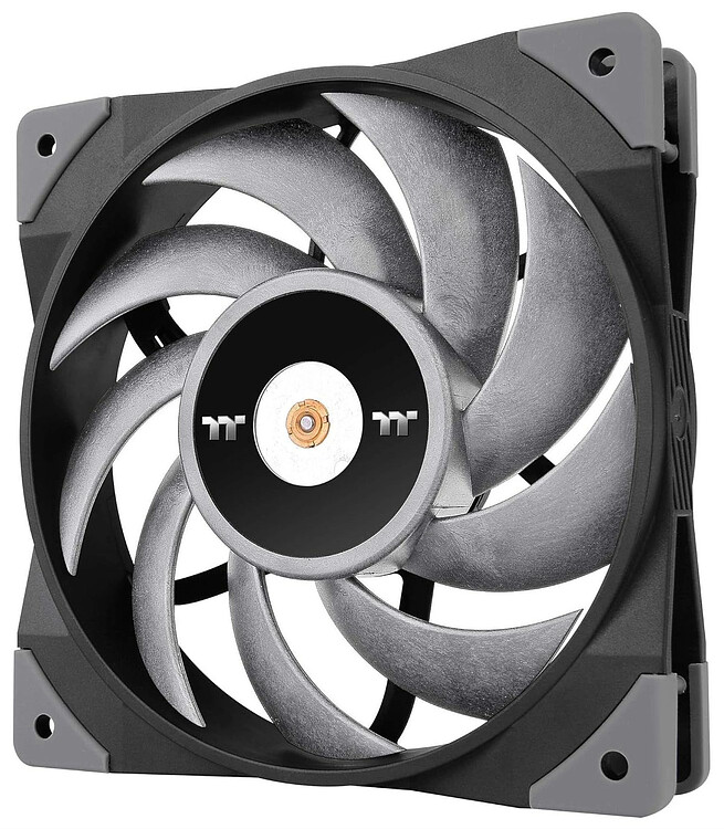 Вентилятор для корпуса Thermaltake Toughfan 12 Turbo черный/серый (CL-F121-PL12GM-A)