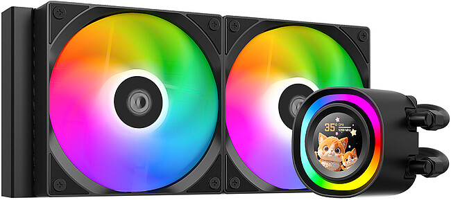 Система жидкостного охлаждения для процессора ID-Cooling FX240 LCD Black