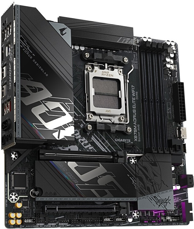 Материнская плата Gigabyte X870M Aorus Elite WF7