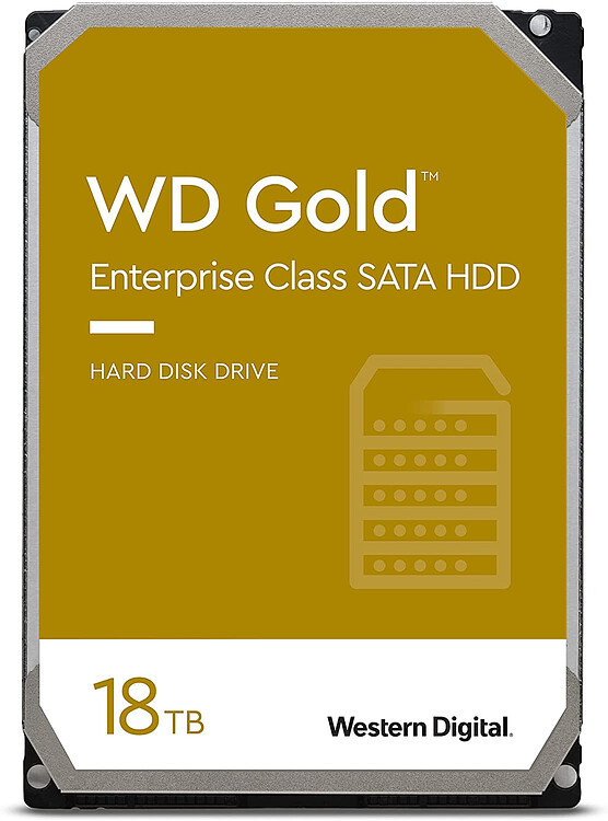 Жесткий диск WD Gold 18TB (WD181KRYZ)