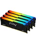 Оперативная память Kingston Fury Beast RGB 4x16GB DDR4 Black (KF432C16BB2AK4/64)