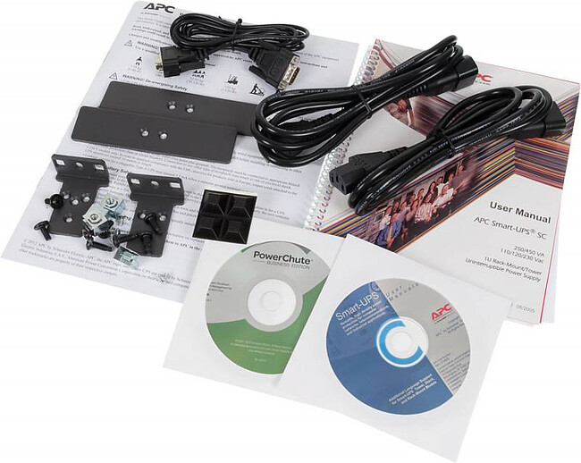 Источник бесперебойного питания APC Smart-UPS SC черный (SC450RMI1U)