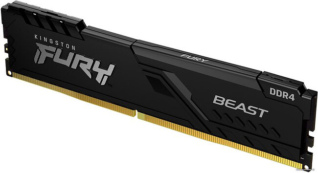Оперативная память Kingston Fury Beast Black 16GB DDR4 (KF432C16BB1/16WP)