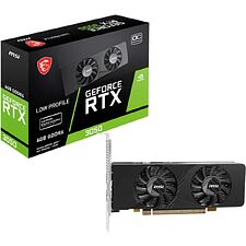 Видеокарта MSI GeForce RTX 3050 LP E 6G OC GDDR6