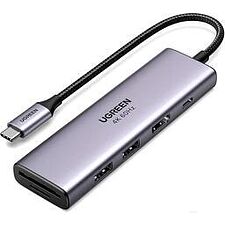 Док-станция Ugreen CM511-60383 Space Gray (60383)