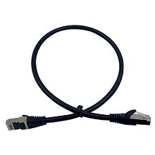 Патч-корд Buro STP cat7 0.5м черный (BU-7-0.5M)