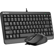 Набор периферии A4Tech Fstyler F1110 Grey черный/серый