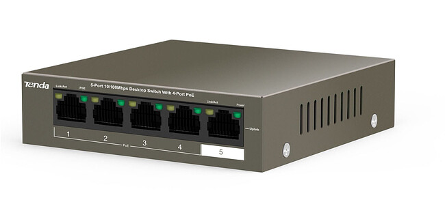Коммутатор Tenda TEF1105P-4-63W