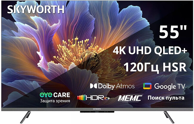 Телевизор Skyworth 55Q66H черный