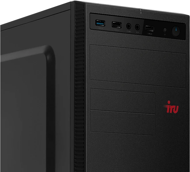 Компьютер iRU Planio 310H6SEV черный (2113512)