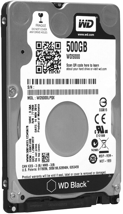 Жесткий диск WD WD5000LPSX