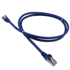 Патч-корд Lanmaster LAN-PC45/S5E-1.0-BL синий