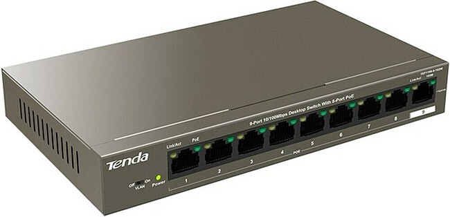 Коммутатор Tenda TEF1109P-8-102W
