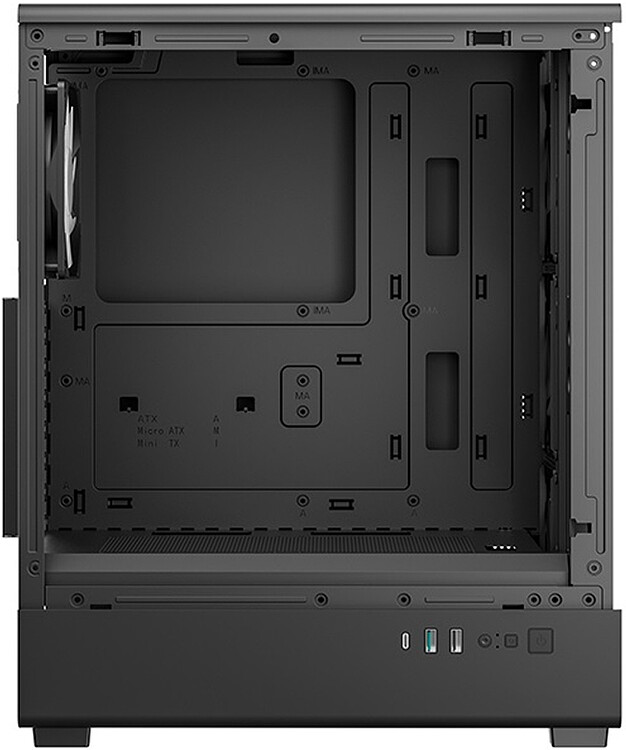 Корпус DeepCool CC550 4F ATX без БП черный (R-CC550BKANA4-G)
