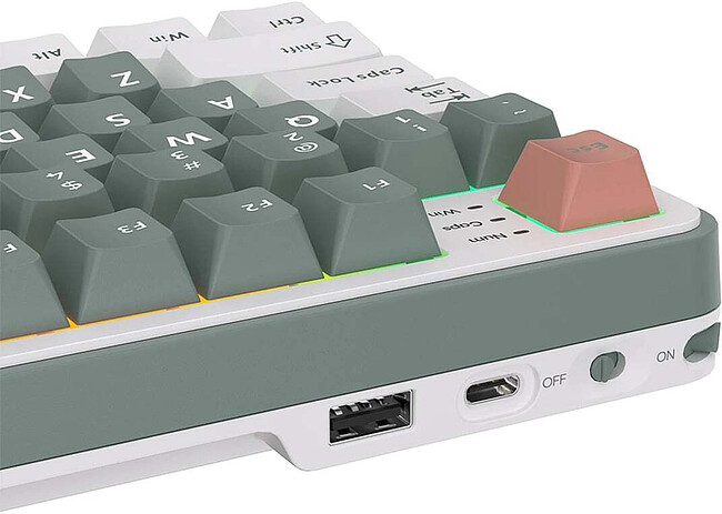 Клавиатура Royal Kludge RK-S98 Clay Green