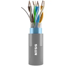 Кабель витая пара NTSS NTSS-IN-FUTP4-5e-LSZH-GY
