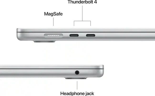 Ноутбук Apple MacBook Air 15" (A3448) M5 Silver (MDVC4LL/A)