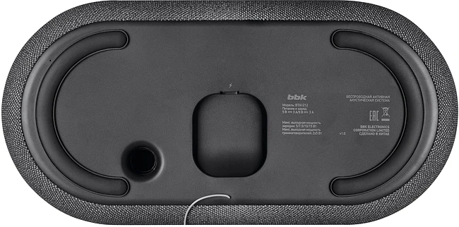 Портативная колонка BBK BTA1212 B черный