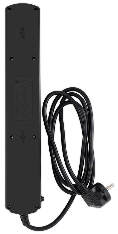 Сетевой фильтр Ippon BK-6-EU-1.8-10-B черный