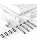 Комплект вентиляторов для корпуса ID-Cooling AS-120-ARGB-W TRIO белый