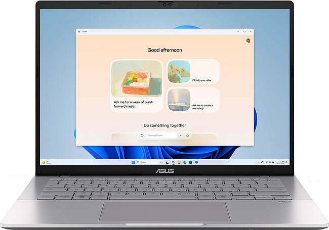 Ноутбук ASUS Vivobook S14 S3407CA-LY014 Cool Silver (90NB16J1-M006T0)