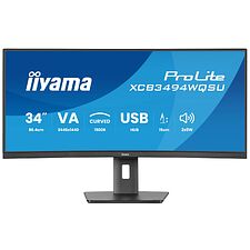 Монитор Iiyama ProLite XCB3497WQSNPH-B1 черный